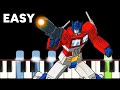 Transformers Opening Theme (Season 3, 1986) – Easy Piano Tutorial