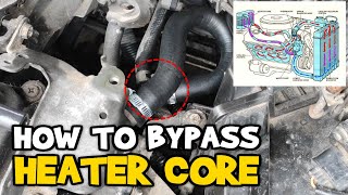 How To Bypass HEATER CORE / Paano ibypass ang Heater Core ng Sasakyan