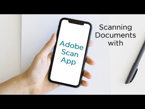 Escanear documentos con la aplicación Adobe Scan Tecnología Educación