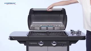 Campingaz® 2 Series Classic EXS Vario - Barbacoa de 2 quemadores con quemador lateral