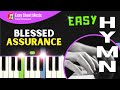 Blessed Assurance - Piano Tutorial for Beginners I Easy Hymn Sheet Music PDF I SLOW