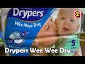 Drypers Wee Wee Dry S Size Baby Diapers For 3kgs to 7 Kgs Unboxing Lampin bayi