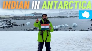 INDIAN 🇮🇳 FLAG on ANTARCTICA 🇦🇶 Land !!!