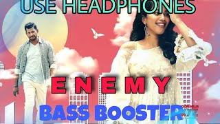 Pathala -🎧 BASS BOOSTER  🎧Video | Enemy (Tamil) | Vishal,Arya|Anand Shankar|Vinod Kumar|Thaman S