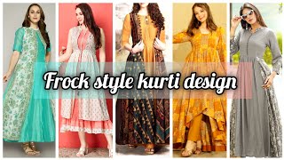 Latest Anarkali Kurti Design | Kurti Design 2024| Beautiful Frock Style Kurti