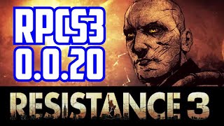 Resistance 3 |  RPCS3 0.0.20 Emulator