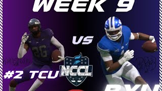 NCCL: #2 TCU (7-1) Vs  BYU (4-3) Week 9 CS3