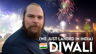 Americans Travel To India For DIWALI 🇮🇳 Mumbai First Impressions