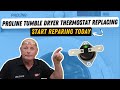 How to replace a thermostat on a tumble dryer