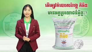 ស្វែងយល់ពីអត្ថប្រយោជន៍ម្សៅកំបោរកសិកម្ម