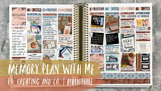 MEMORY PLAN WITH ME | ft. creating \u0026 co. | BIBLIOPHILE | erin condren vertical