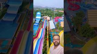 Wuah 😮 This Water slide is so high 🥶 #amusementparkWater Park Me Popat Ho Gaya...? | MR. INDIAN