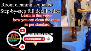 Room cleaning Sequence