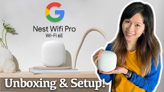Google #Nest #Wifi Pro Routers Unboxing and Setup | Wi-Fi 6E | Mesh Wi-Fi System
