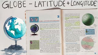 Globe Latitude and Longitude Explained | NCERT Class 6 Chapter 2 | Geography