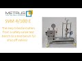 How to test shut off valves on a safety valve test bench SVM 4/100