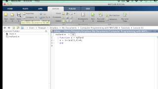 Lesson 3.2: Function Input/Output