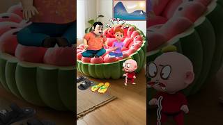 পুঁচকে ঘরের মধ্যে ভূত দেখে😲 #shorts #3d #ghost #viralshorts #cartoon