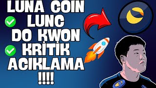 LUNA COİN LUNC DO KWONDAN ACIKLAMA GELDİ ACİL VİDEO 🚨🚨  #lunc #luna #bitcoin #terralunc