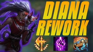 DIANA REWORK MID - How To Play - CHALLENGER Guide