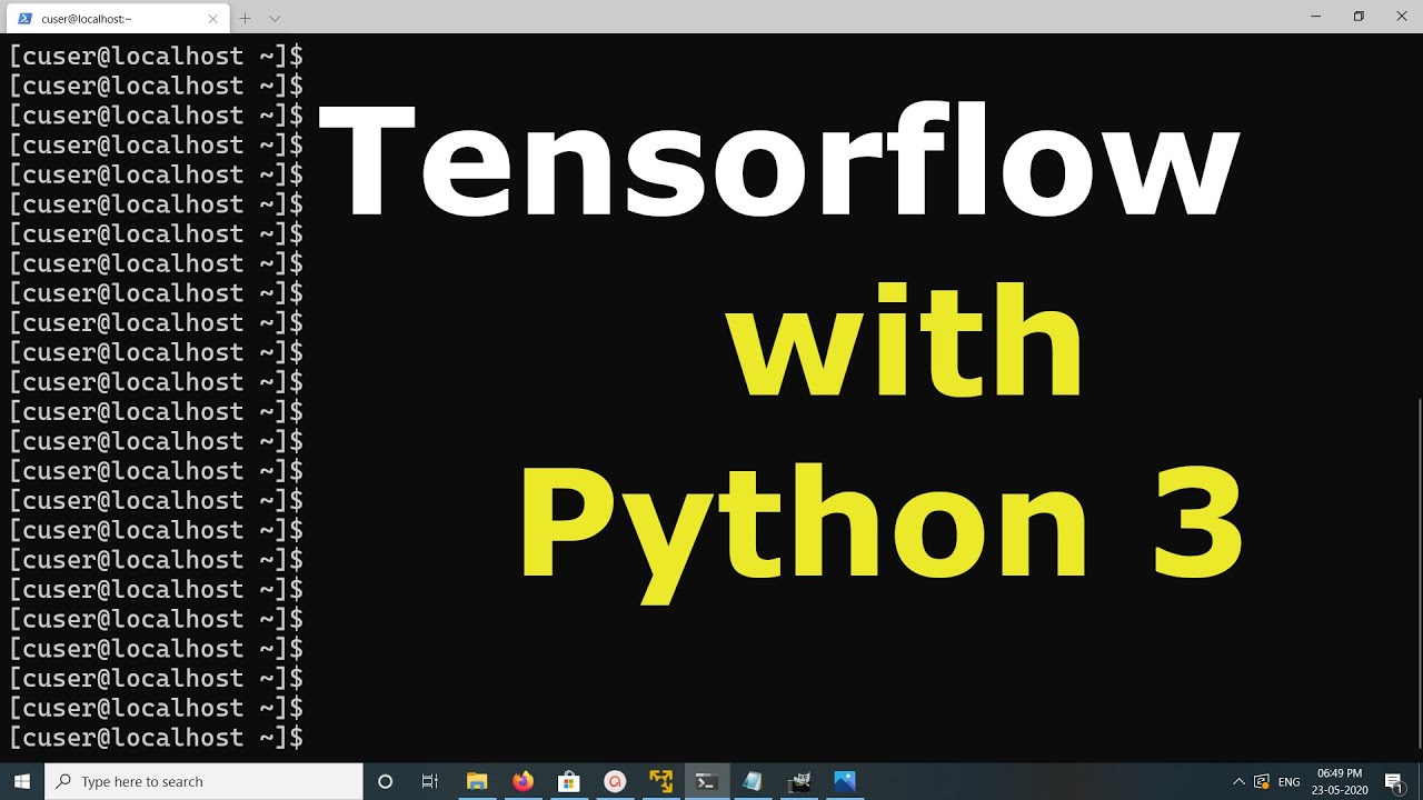 Tensorflow python