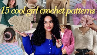 10+ free crochet patterns you’ll actually wear in public! | 🧶 cute modern crochet patterns