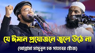 যে ঈমান প্রয়োজনে জ্বলে উঠে না | আল্লামা মামুনুল হকের স্টেজে | Bangla Islamic Song