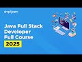 Full Stack Java Developer Course | Full Stack Java Developer Tutorial for Beginners | Simplilearn
