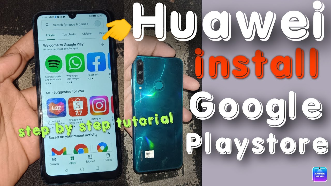 Install Google Playstore Huawei Phone Step By Step Tutorial - YouTube