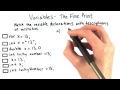 Variable Declarations: The Fine Print - Intro to Java Programming