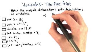 Variable Declarations: The Fine Print - Intro to Java Programming