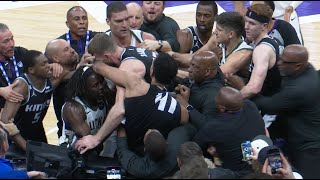 Trey Lyles, Brook Lopez in heated altercation prior to conclusion of Bucks win over Kings