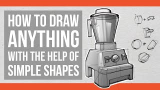 How to Draw Anything with the help of basic shapes
