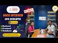 3+ Years Banking Domain Experience Mock Interview | Java Full Stack Interview Questions