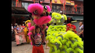 CNY2020 (Cap Go Meh) 闹元宵 #1 ~Meng Kok 威武明国 Lion Dance 舞狮採地青 @ Kim Lian Kee, Petaling Sreet (4K)