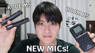 【ASMR】新しいマイクを買ったので聞き比べ！🎙️ ZOOM H5 / RODE M5【SUB】I bought a new mics so I could compare!