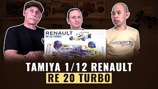 TAMIYA | 1/12 Renault RE 20 Turbo with Photoetch F1 Plastic kit | #askHearns