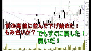 うねり取り ショットガン カブドットコム証券 20181026