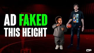 Anthony Davis FAKED His Height 😅 | #Shorts