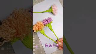 Цветы из ниток. 🌺 #diy #творчество #youtubeshorts #art #ideas #идея #рукоделие #своимируками #shorts