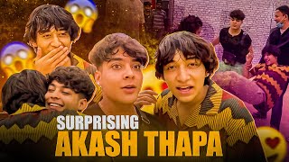 Surprising @theakashthapa4354 On his Birthday | Yogesh sharma vlogs