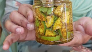 ਕੱਚੀਆਂ ਅੰਬੀਆਂ ਦਾ ਸਵਾਦਿਸ਼ਟ instant ਅਚਾਰ easy and tasty raw mango pickle