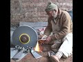 0003 amazing forging process of making agriculture hand hoe from rail steel