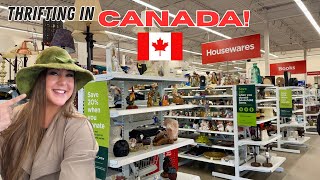 THE THRIFTING IS GOOD NORTH OF THE BORDER! | Thrift With Me | Vancouver + Calgary