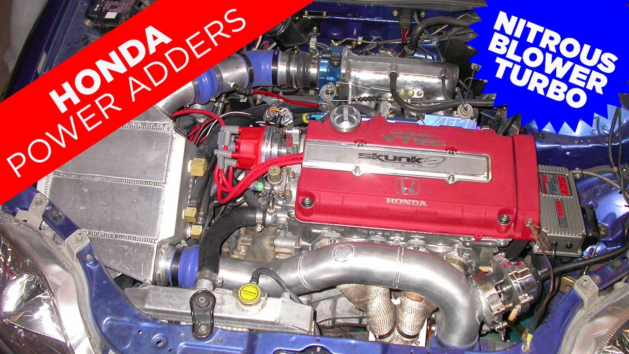 HOW TO MAKE TURBO B-SERIES HONDA POWER. HONDA B16A, B18C POWER ADDERS ...