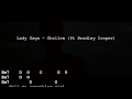 Lady Gaga - Shallow ft Bradley Cooper (chords for smartphone)