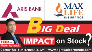 Axis bank max life deal | Impact on stock?? | axis bank latest news