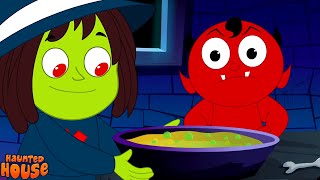 Peas Porridge Hot, Scary Nursery Rhyme & Halloween Cartoon Video