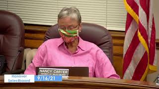 Hanover Selectboard 9/16/2021