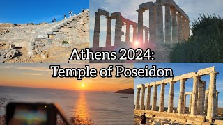 ATHENS OCTOBER 2024: TEMPLE OF POSEIDON & SUNSET VIEW (4K VIDEO) #athens #travel #vacation